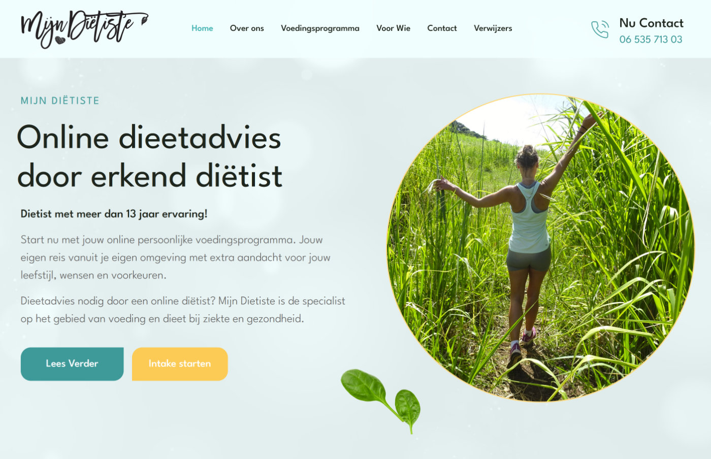 Dietiste-homepage
